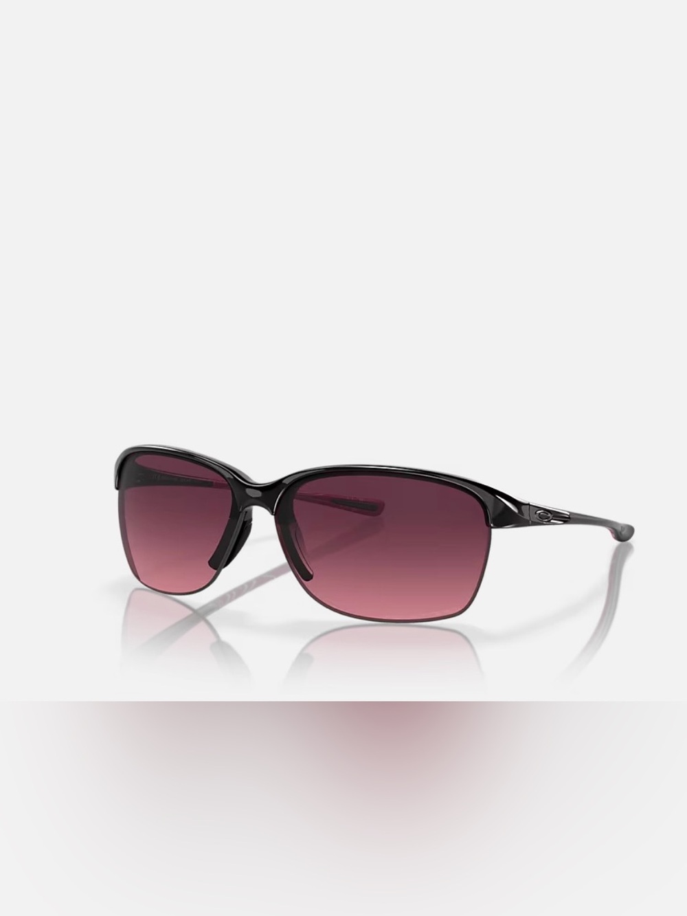 NWT Oakley Polished Black Rose Gradient Polarized Sunglasses